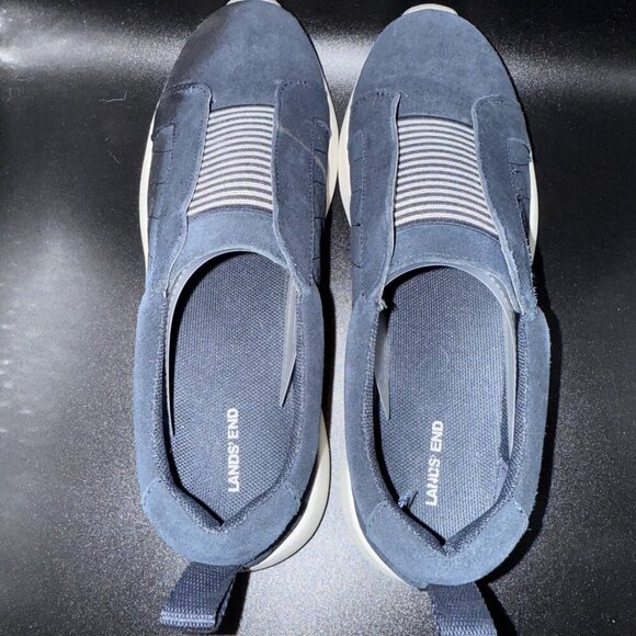 Lands’ End Women’s Comfort Slip-On – Size 6.5 B – Navy Blue - Picture 4 of 6